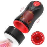 MNN34-GM-FJ043-Male Masturbator Penis Pump - Male Sex Toys with 10 Vibration Modes Sucking Penis Training Vibrator Glans Trainer Adult Toys Mens Sex Toys Enlarger