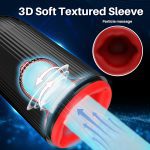 MNN34-GM-FJ036-Automatic Manhood, Male Sex Toys, 5 Sucking and 3 Rotating Vibration Patterns, Electric Pocket Male Massager, Sex Toys for Stimulation - Image 5