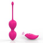 66W-030-Vibrator Kegal Balls/ Egg Powerful G-Spot Vibrator Love Egg Jump Ball Sex Toys Goods For Adults Women(Rose Pink) - Image 2