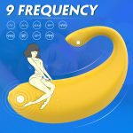 SHD-S219-2-Vibrator G Spot Dildo Vibrator Banana Shape Vagina Clit 9 Speed Remote Control Vibrating Egg Sex Toys For Women and Couples Adult Vibrato - Image 5