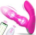 MNN34-GM-HT021-Adult Sex Toys for Women Pleasure - Wearable Thrusting Dildo with App＆Remote Control Vibrators ,Adult Toys for Women Sex Toy Public Play