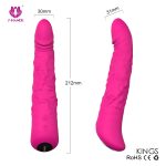 SHD-S037-Realistic Huge Dildo Vibrator 9 Pattern Vibration G Spot Clit Stimulator Dildo vibrator For Women - Image 10