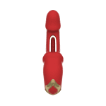 MNN33-001 RED -Dildo Thrusting Vibrator Sex Toys - Vibrators Dildos Women Sex Toy with 7 Flapping & Vibrating & Licking Modes Tongue Toy for Women for Thrusting Dildo Adult Toys Rose Sex Toys - Image 8