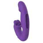 MNN33-001 PURPLE-Dildo Thrusting Vibrator Sex Toys - Vibrators Dildos Women Sex Toy with 7 Flapping & Vibrating & Licking Modes Tongue Toy for Women for Thrusting Dildo Adult Toys Rose Sex Toys - Image 6