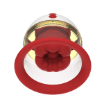 MNN33-013 - Nipple Toys Sex Toys Sucker Vibrator - Rose Toy with 9 Vibrating &5 Sucking Mode, Detachable Nipple Toys Vibrators Adult Toys Clit Nipple Anal Stimulator Massager Sex Toys for Women Female Couples