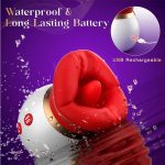 MNN33-071-Sucking Mouth Vibrator Sex Toys For Women,360 degree Tougne Licking - Image 5