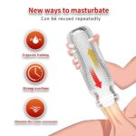 UMP-S10 Reusable Transparent TPE Male masturbation cup Pennis Sleeve - Image 4