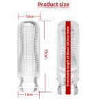 UMP-S10 Reusable Transparent TPE Male masturbation cup Pennis Sleeve - Image 2