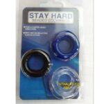 UMP-003 Stay Hard Donut & Beaded Stretchy Cock Rings Set Male Cocking Penis Enhancement - Image 4