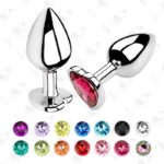 UMP-001 Anal Butt Plug Beginners 3PCS Metal Butt Toys Heart Shaped Anal Jewel Butt Plug SM Adult Gay Anal Plugs Couples Flriting Butt Plug - Image 2