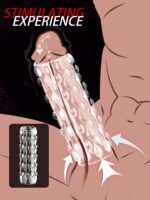 UMP-S11 Reusable Transparent TPE Male masturbator cup Pennis Sleeve - Image 4