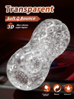 UMP-S12 Reusable Transparent TPE Male masturbator cup Pennis Sleeve - Image 3