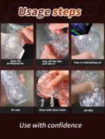 UMP-S12 Reusable Transparent TPE Male masturbator cup Pennis Sleeve - Image 8