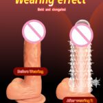 UMP-S03 Reusable Transparent TPE Vagina Stimulating Penis Sleeve